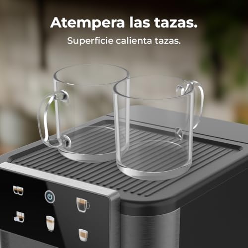 Cafetière Express Semi-automatique Power Espresso ColdBrew Latte Oscuro. 1350W, 20 Bars