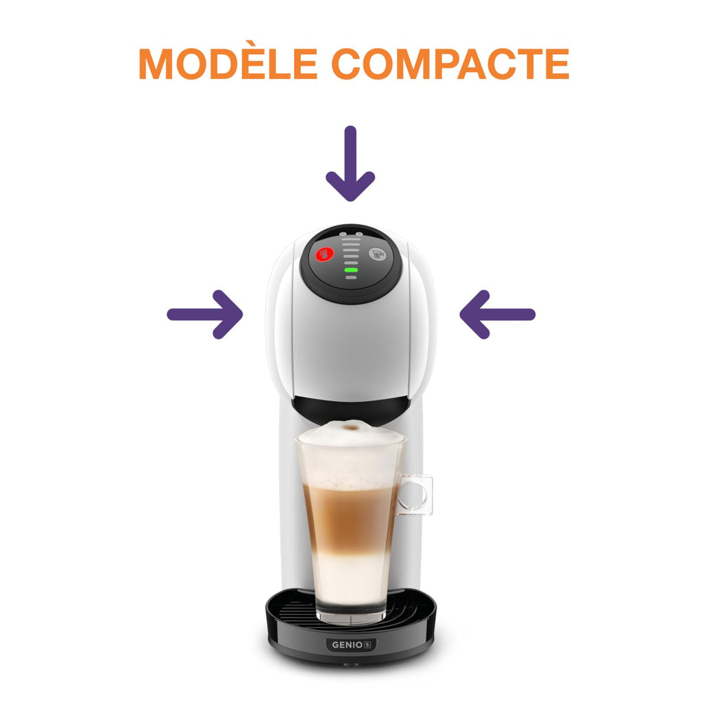 Machine à café dosettes pour multi-boissons, Compacte, Fonction XL, Cafetière espresso, Arrêt automatique, Genio S