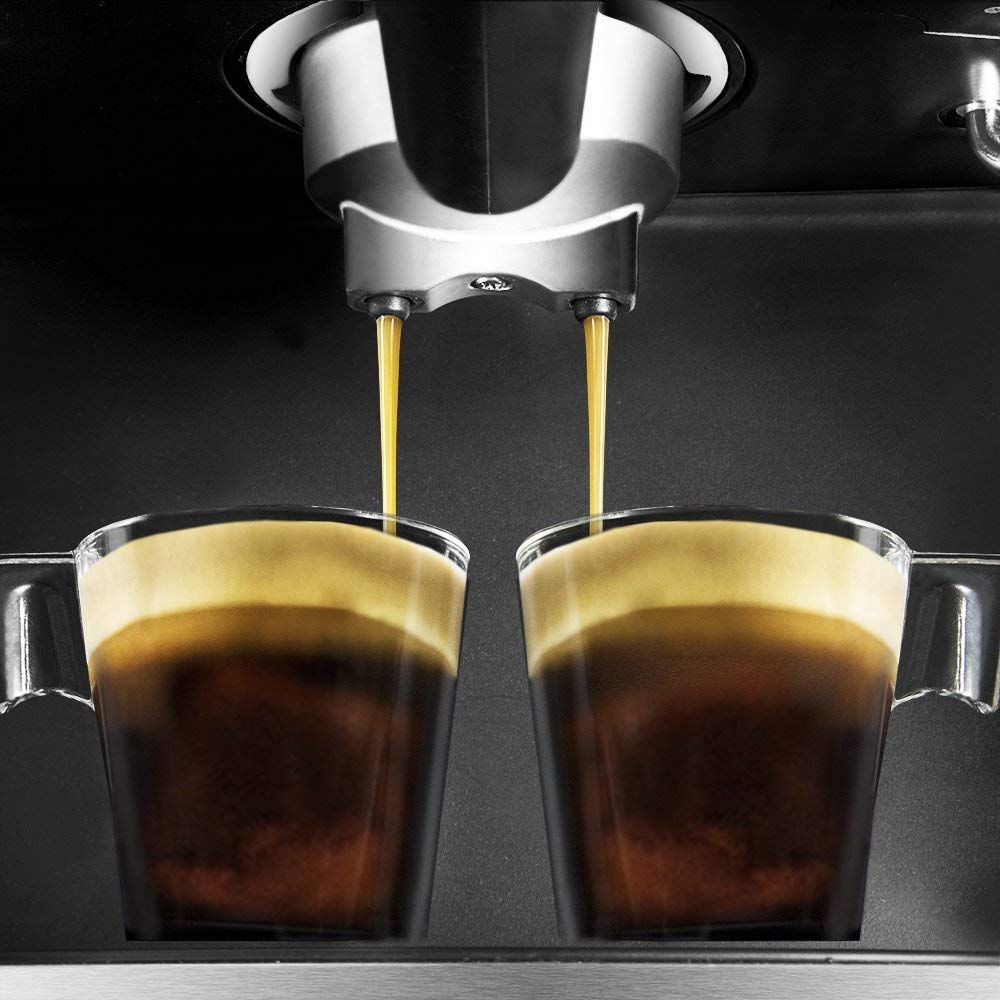 Machine à café Express Power Espresso 20 Barista Pro. 2 Thermoblocks, 20Bars, Manomètre