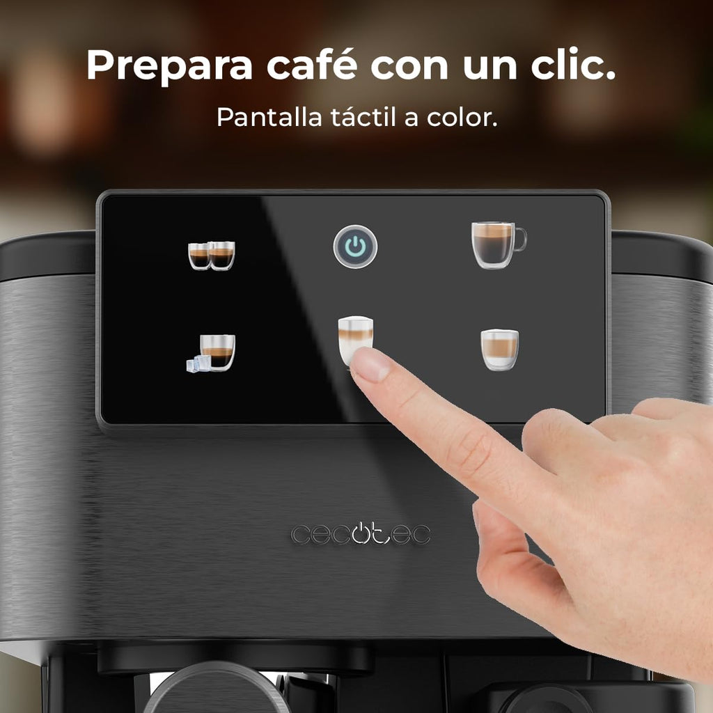 Cafetière Express Semi-automatique Power Espresso ColdBrew Latte Oscuro. 1350W, 20 Bars