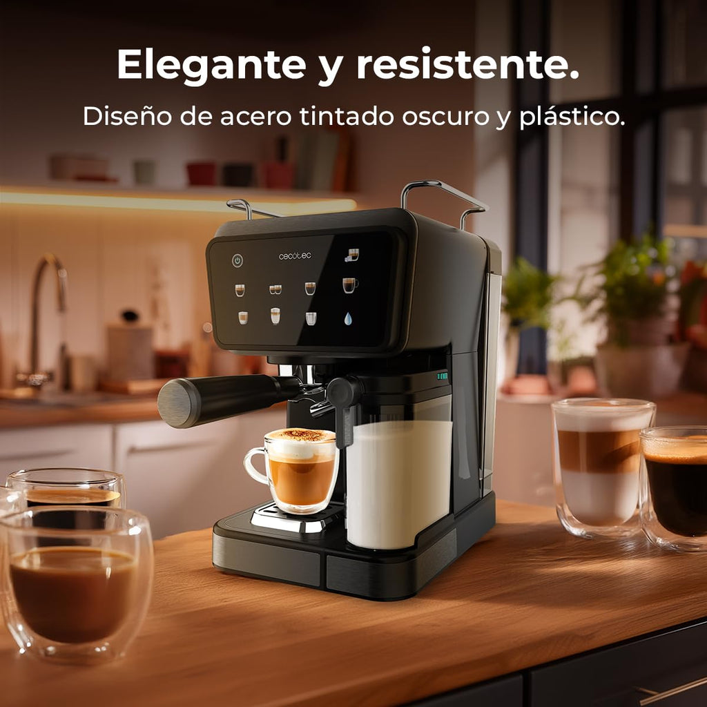 Cafetières Express Semi-automatiques Power Espresso Touch ColdBrew Latte, 20 Bars, 1350W