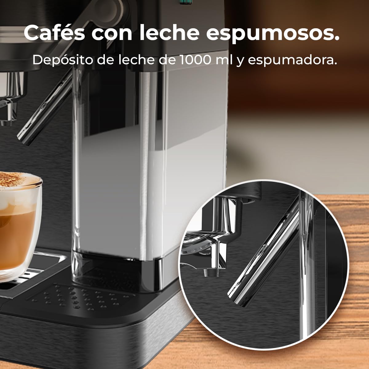 Cafetières Express Semi-automatiques Cafelizzia ColdBrew Latte. 1350W, 20 Bars