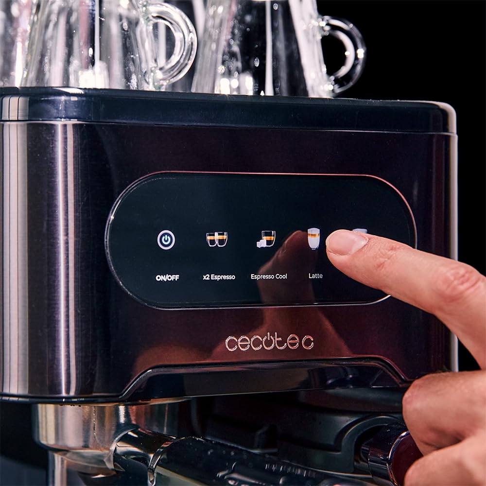 Machine à Café Expresso Power Espresso 20 ColdBrew Latte +. 1350W, 20 Bars, Écran Tactile Couleur, Réservoir d'Eau 1,5L