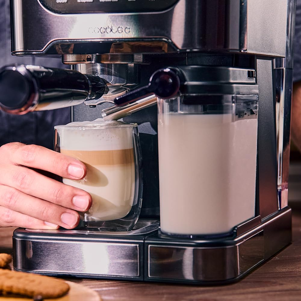 Machine à Café Expresso Power Espresso 20 ColdBrew Latte +. 1350W, 20 Bars, Écran Tactile Couleur, Réservoir d'Eau 1,5L
