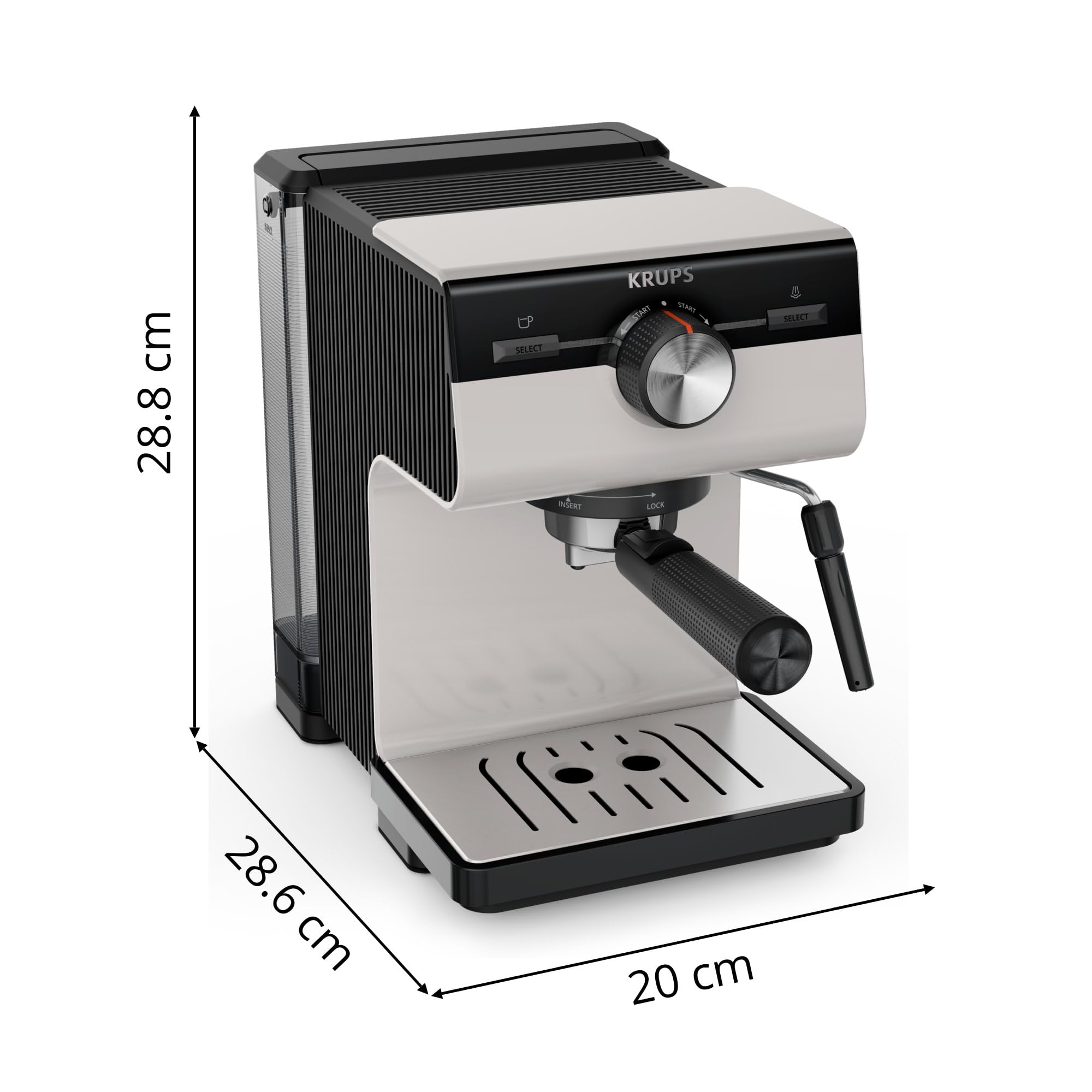 Machine espresso manuelle, Qualité Barista, Espresso et Cappuccinos, XP381B10