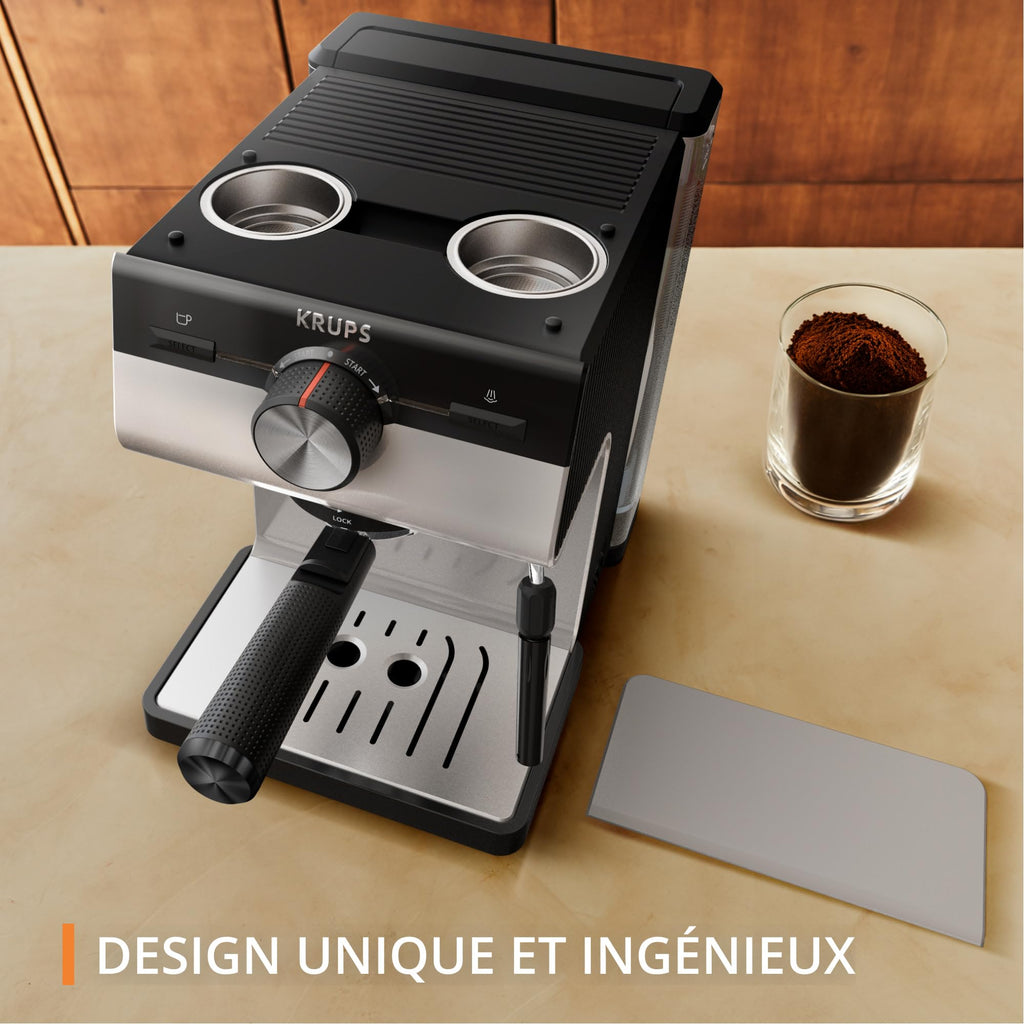 Machine espresso manuelle, Qualité Barista, Espresso et Cappuccinos, XP381B10